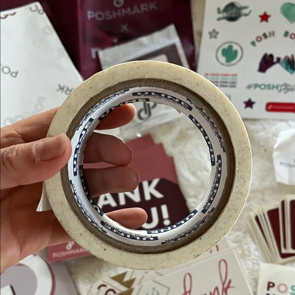 Thank You Stickers and Tape Set - Multicolor